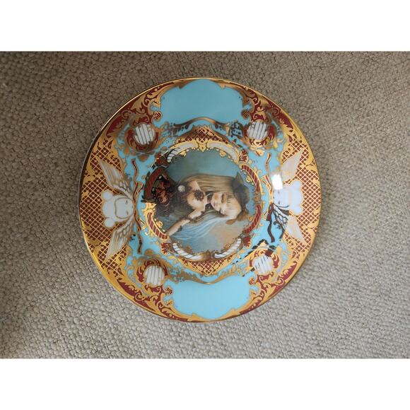 Kukula Art 24K Tea Cup & Saucer Set - Limited Edition - 131/250 Artist Série #5 - Picture 3 of 7